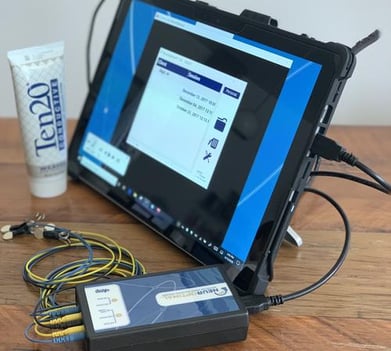 NeurOptimal neurofeedback home system with conductive paste and eeg sensors from neurofeedback training co.